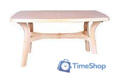 Стол Стандарт пластик Премиум 140х85 (лессир самшит) - Изображение №1 — Интернет-магазин Time-Shop