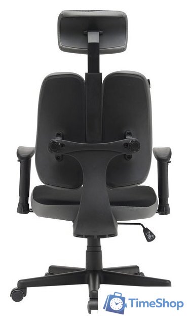 Офисное кресло CACTUS CS-CHR-MC03-BKGY (черный/серый) - Изображение №5 — Интернет-магазин Time-Shop