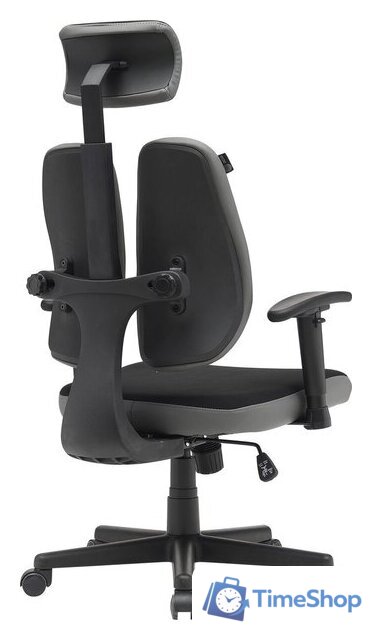 Офисное кресло CACTUS CS-CHR-MC03-BKGY (черный/серый) - Изображение №4 — Интернет-магазин Time-Shop