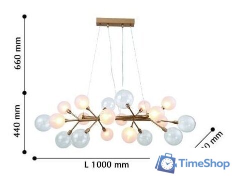 Подвесная люстра Favourite Babylon 2515-12P - Изображение №3 — Интернет-магазин Time-Shop