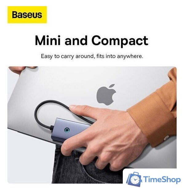 Док-станция Baseus UltraJoy Series 6-Port Hub Docking Station B00052802811-00 - Изображение №4 — Интернет-магазин Time-Shop