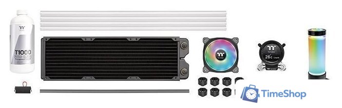 Система жидкостного охлаждения для процессора Thermaltake Pacific CLM360 Ultra Hard Tube Liquid Cooling Kit CL-W335-CU12SW-A - Изображение №6 — Интернет-магазин Time-Shop