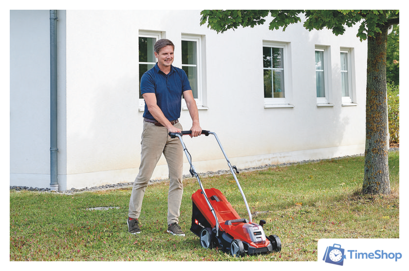 Газонокосилка Einhell GE-CM 18/33 Li-Solo (с 1-им АКБ) - Изображение №8 — Интернет-магазин Time-Shop