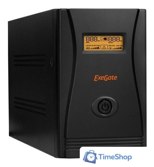 Источник бесперебойного питания ExeGate LLB-2200.LCD.AVR.EURO.RJ.USB EP285531RUS - Изображение №1 — Интернет-магазин Time-Shop