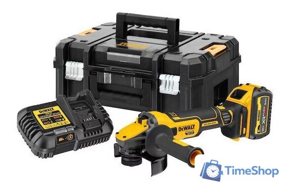 Угловая шлифмашина DeWalt DCG409T1 (с 1-им АКБ, кейс) - Изображение №1 — Интернет-магазин Time-Shop