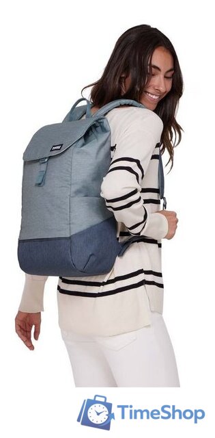 Городской рюкзак Thule Lithos 16L TLBP213POND/DS (pond/dark slate) - Изображение №4 — Интернет-магазин Time-Shop