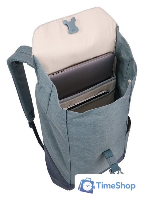 Городской рюкзак Thule Lithos 16L TLBP213POND/DS (pond/dark slate) - Изображение №3 — Интернет-магазин Time-Shop
