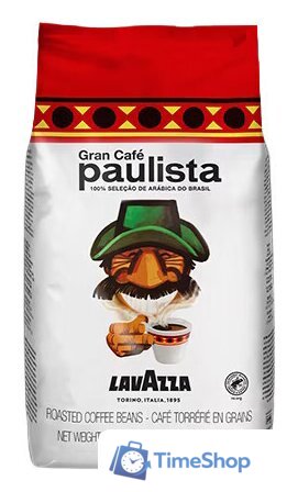 Кофе Lavazza Gran Cafe Paulista зерновой 1 кг - Изображение №1 — Интернет-магазин Time-Shop