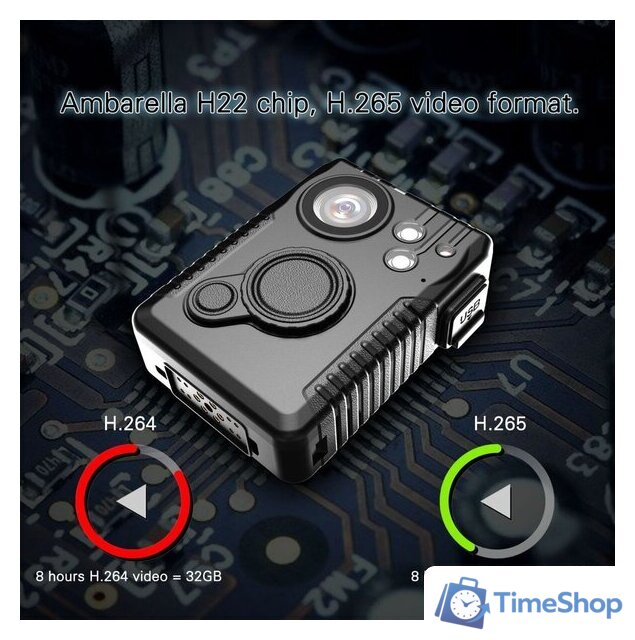 Экшен-камера BodyDvr 550 64Гб/GPS - Изображение №14 — Интернет-магазин Time-Shop
