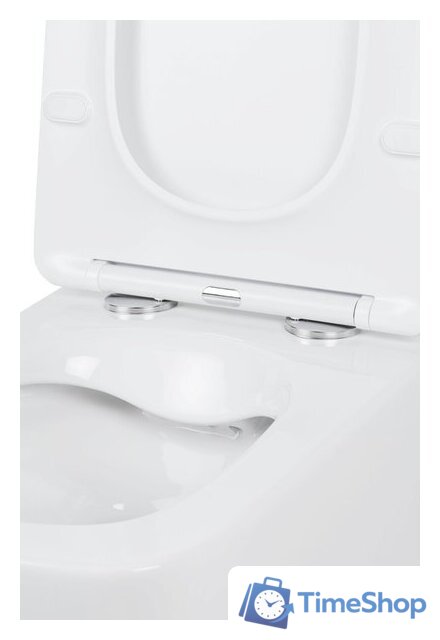 Унитаз подвесной Roxen Boro в комплекте с инсталляцией StounFix Dual Fresh 6 в 1 966418 (кнопка: серый бетон) - Изображение №7 — Интернет-магазин Time-Shop