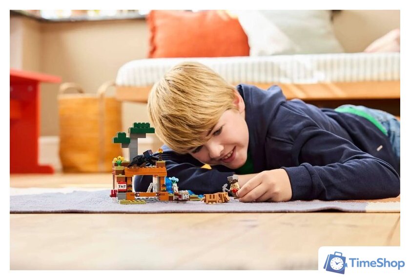 Конструктор LEGO Minecraft 21269 Экспедиция на рудник Броненосец - Изображение №5 — Интернет-магазин Time-Shop