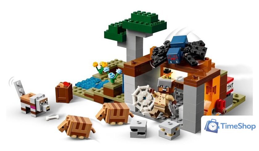 Конструктор LEGO Minecraft 21269 Экспедиция на рудник Броненосец - Изображение №8 — Интернет-магазин Time-Shop