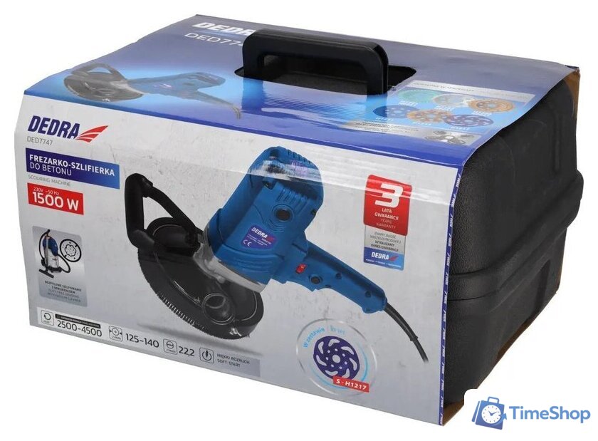 Полировальная машина Dedra DED7747 (кейс) - Изображение №7 — Интернет-магазин Time-Shop