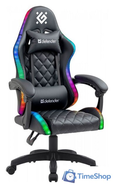 Игровое (геймерское) кресло Defender Energy (черный) - Изображение №1 — Интернет-магазин Time-Shop