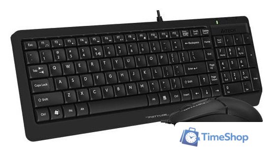 Офисный набор A4Tech Fstyler F1512 (черный) - Изображение №3 — Интернет-магазин Time-Shop