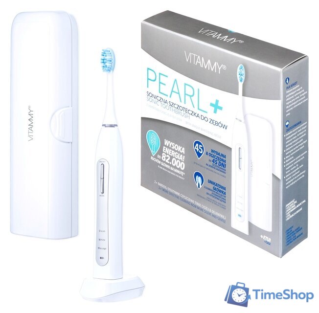 Электрическая зубная щетка Vitammy Pearl+ - Изображение №1 — Интернет-магазин Time-Shop