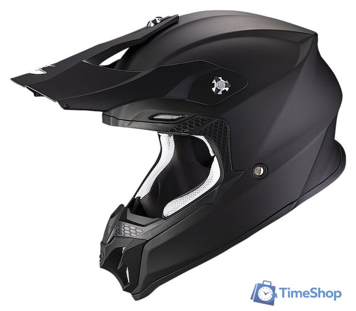 Мотошлем Scorpion Exo VX-16 Evo Air Solid (р. XL, черный матовый) - Изображение №1 — Интернет-магазин Time-Shop
