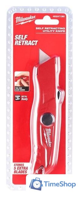Нож строительный Milwaukee 4932471360 - Изображение №3 — Интернет-магазин Time-Shop