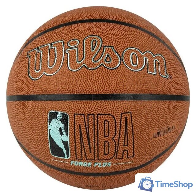 Баскетбольный мяч Wilson NBA Forge Plus Eco BSKT WZ2010901XB7 (7 размер) - Изображение №4 — Интернет-магазин Time-Shop