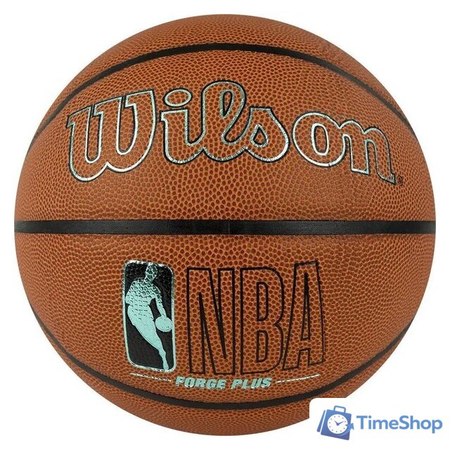 Баскетбольный мяч Wilson NBA Forge Plus Eco BSKT WZ2010901XB7 (7 размер) - Изображение №1 — Интернет-магазин Time-Shop