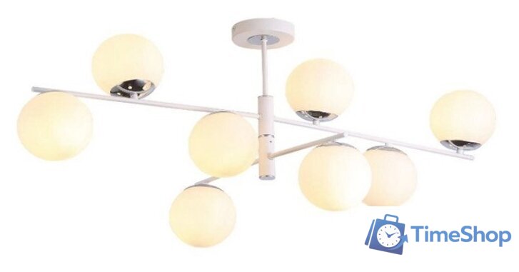 Люстра средней высоты Mirastyle MD-16115/8 WH+CR - Изображение №1 — Интернет-магазин Time-Shop