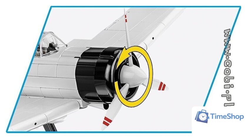 Конструктор Cobi World War II 5729 Mitsubishi A6M2 Zero-Sen - Изображение №6 — Интернет-магазин Time-Shop