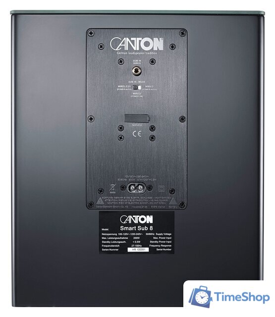Беспроводной сабвуфер Canton Smart Sub 8 (черный) - Изображение №3 — Интернет-магазин Time-Shop