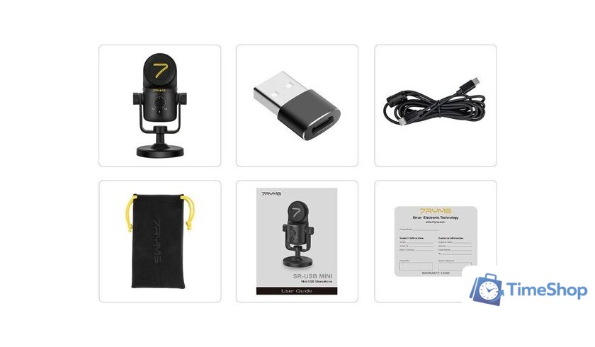 Проводной микрофон 7Ryms SR-USB Mini - Изображение №10 — Интернет-магазин Time-Shop