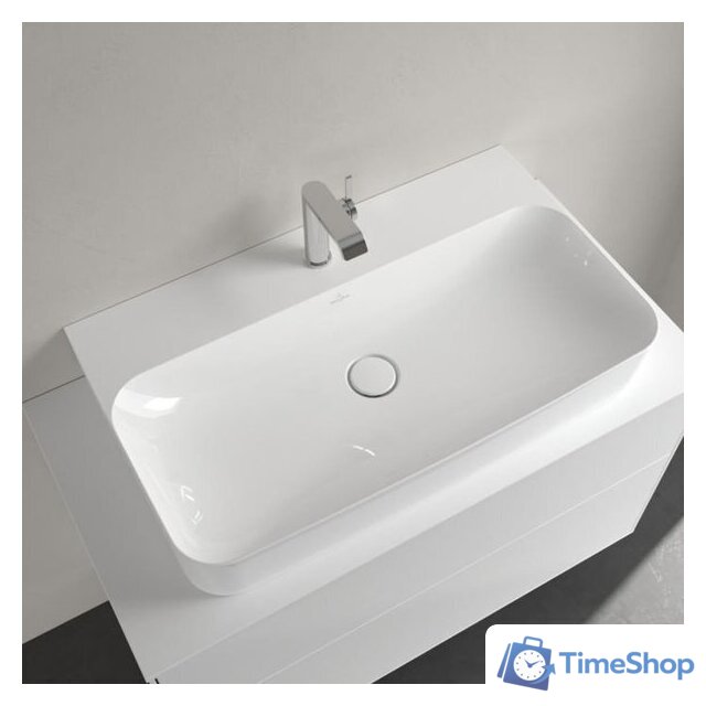 Умывальник Villeroy & Boch Finion Weiss Alpin 41688CR1 - Изображение №4 — Интернет-магазин Time-Shop