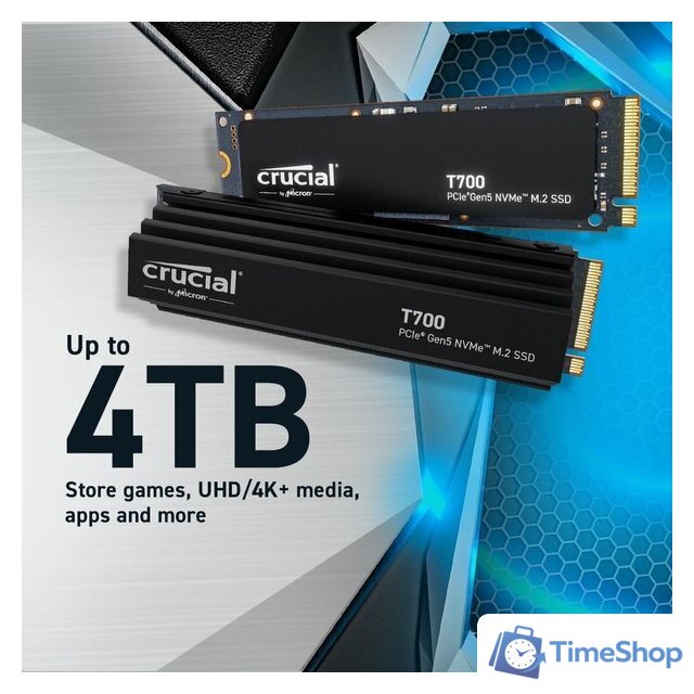 SSD Crucial T700 1TB CT1000T700SSD5 - Изображение №4 — Интернет-магазин Time-Shop
