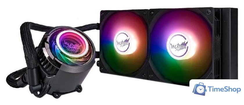 Система жидкостного охлаждения для процессора Valkyrie Jarn 240 ARGB (черный) - Изображение №1 — Интернет-магазин Time-Shop