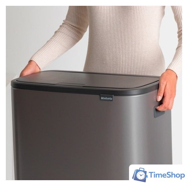 Мусорное ведро Brabantia Bo Touch Bin 60 л (платиновый) - Изображение №11 — Интернет-магазин Time-Shop