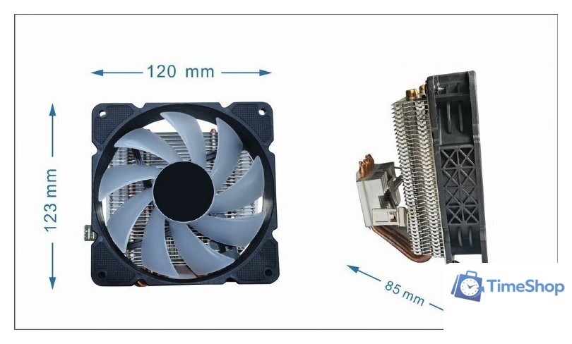 Кулер для процессора Gembird CPU-HURACAN-ARGB-X140 - Изображение №5 — Интернет-магазин Time-Shop