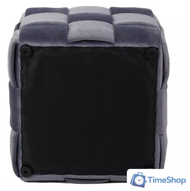 Пуфик Signal Casel Velvet (серый) - Изображение №3 — Интернет-магазин Time-Shop