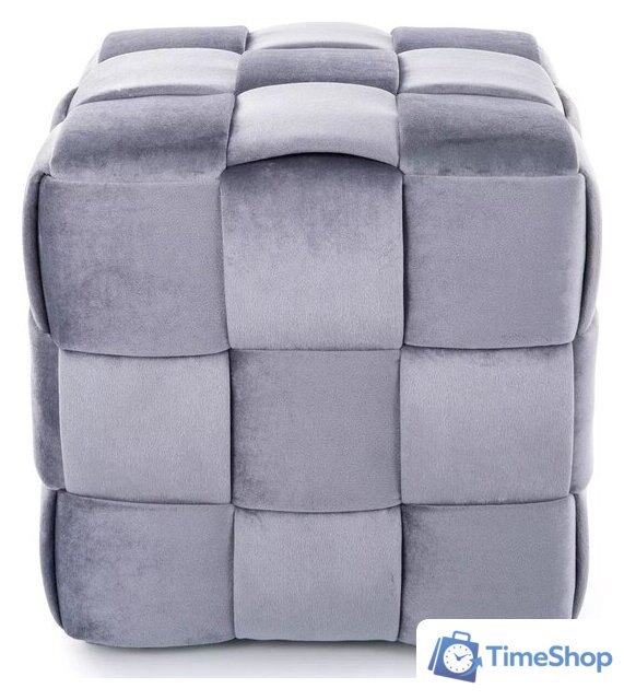 Пуфик Signal Casel Velvet (серый) - Изображение №2 — Интернет-магазин Time-Shop