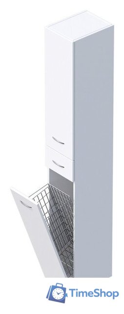  Onika Шкаф-пенал для ванной Модерн 26.17 L с корзиной (402606) - Изображение №2 — Интернет-магазин Time-Shop