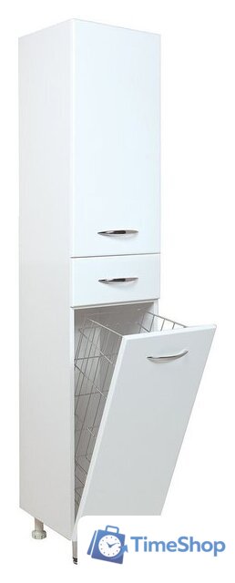  Onika Шкаф-пенал для ванной Модерн 26.17 L с корзиной (402606) - Изображение №1 — Интернет-магазин Time-Shop