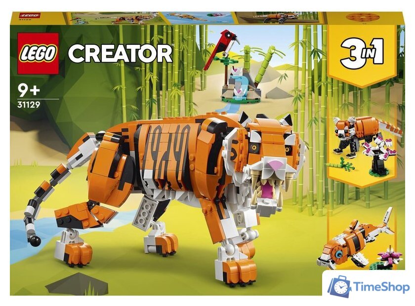 Конструктор LEGO Creator 31129 Величественный тигр - Изображение №21 — Интернет-магазин Time-Shop