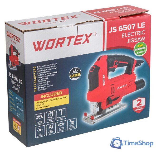Электролобзик Wortex JS 6507 LE 1333579 - Изображение №9 — Интернет-магазин Time-Shop