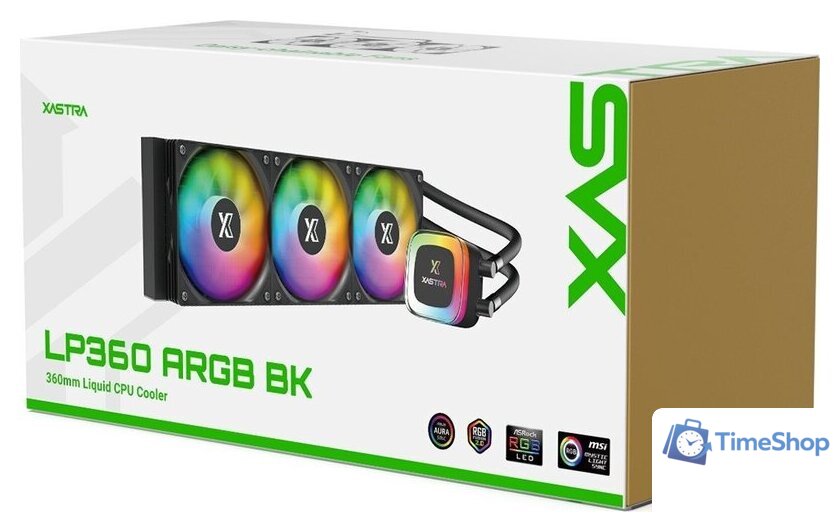 Система жидкостного охлаждения для процессора XASTRA LP360 ARGB BK - Изображение №9 — Интернет-магазин Time-Shop