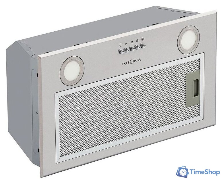 Кухонная вытяжка Krona Ambra 600 PB (нержавеющая сталь) - Изображение №1 — Интернет-магазин Time-Shop