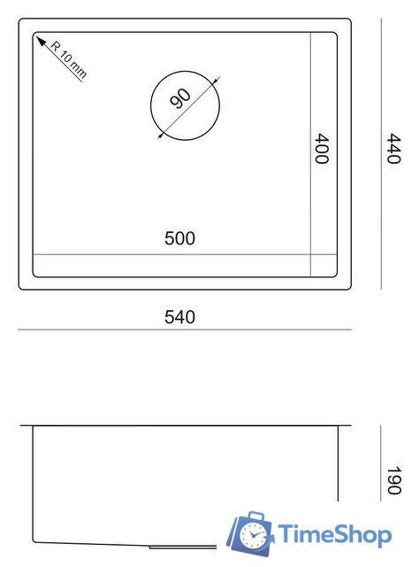 Кухонная мойка Quadron MF5444PVDBSC1 - Изображение №4 — Интернет-магазин Time-Shop