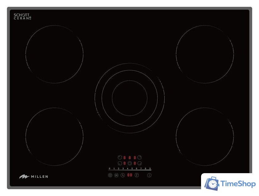 Варочная панель Millen MEH 702 BL - Изображение №1 — Интернет-магазин Time-Shop