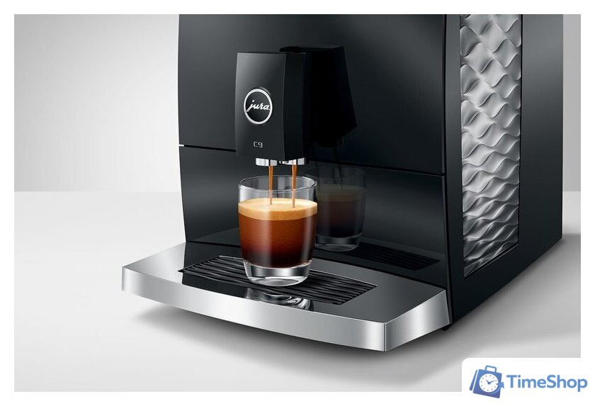 Кофемашина JURA C9 Piano Black EA 15753 (черный) - Изображение №3 — Интернет-магазин Time-Shop