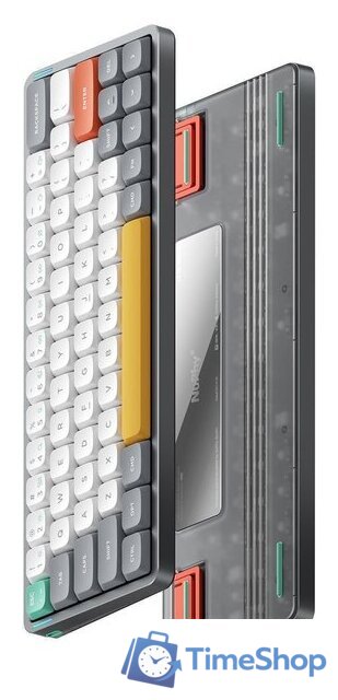 Клавиатура NuPhy Air60 V2 Lunar Gray (NuPhy Low Profile Aloe, нет кириллицы) - Изображение №3 — Интернет-магазин Time-Shop