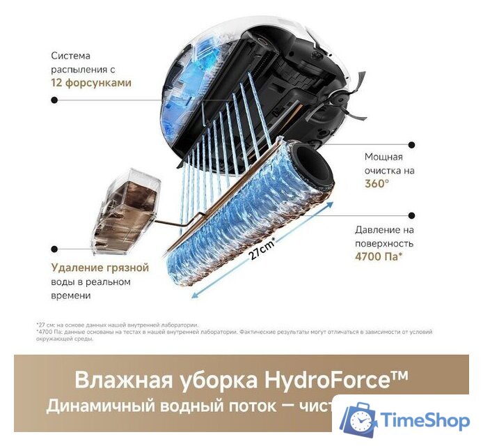 Робот-пылесос Trouver Robot Vacuum S70 Roller White RLZ12SE (евровилка, белый) - Изображение №12 — Интернет-магазин Time-Shop