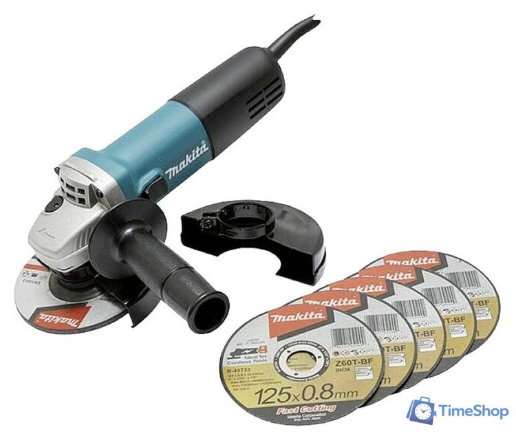 Угловая шлифмашина Makita 9558HNRX1 - Изображение №2 — Интернет-магазин Time-Shop