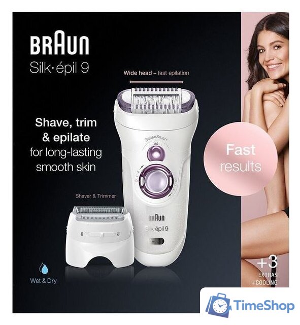 Эпилятор Braun Silk-epil 9 SensoSmart 9/710 - Изображение №5 — Интернет-магазин Time-Shop