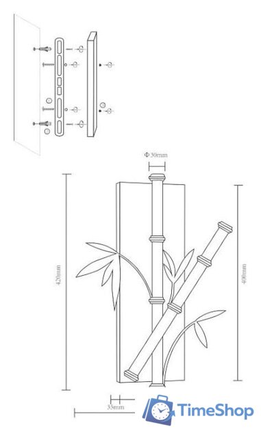 Бра Velante 440-301-02 - Изображение №2 — Интернет-магазин Time-Shop