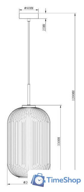 Подвесная люстра Moderli Ivory V11030-1P - Изображение №2 — Интернет-магазин Time-Shop